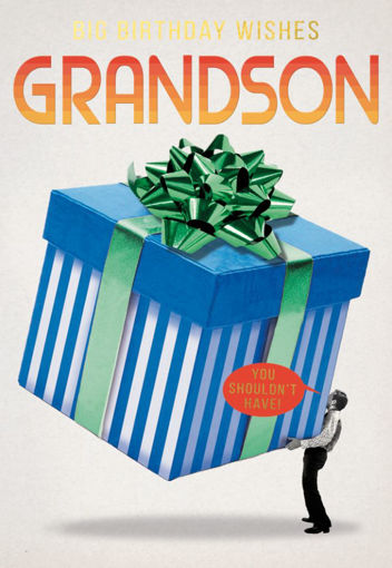Picture of GRANDSON BIRTHDAY CARD